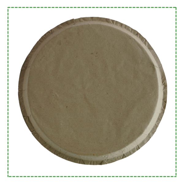 13" Round Plate | 22 oz | Compostable Palm Leaf - Image 2